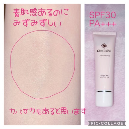 オールインワンヴェール/セラフォア/リキッドファンデーションを使ったクチコミ(2枚目)