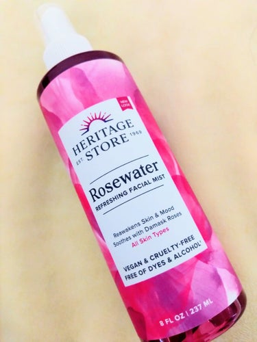 ローズペタル・ローズウォーター/Heritage consumer products(海外)/化粧水を使ったクチコミ（1枚目）