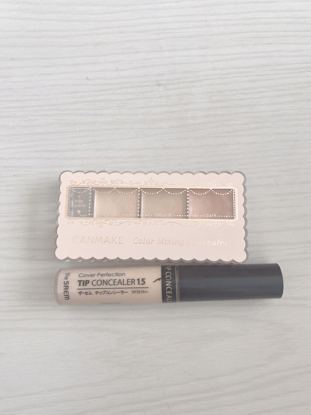 カラーミキシングコンシーラー/キャンメイク/パレットコンシーラーを使ったクチコミ（2枚目）