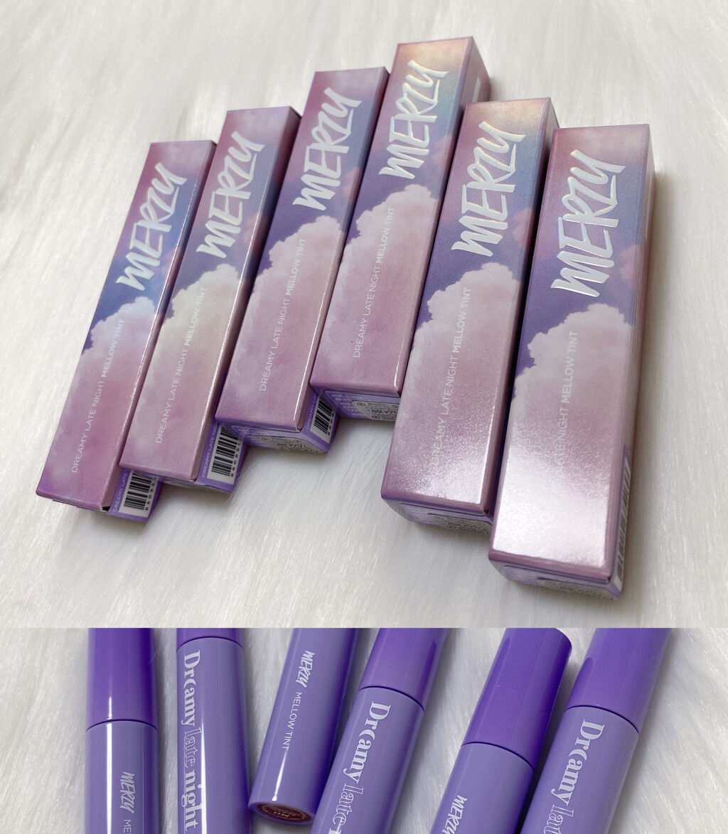 ドリーミーレイトナイト メロウティント/MERZY/リップティントを使ったクチコミ（1枚目）