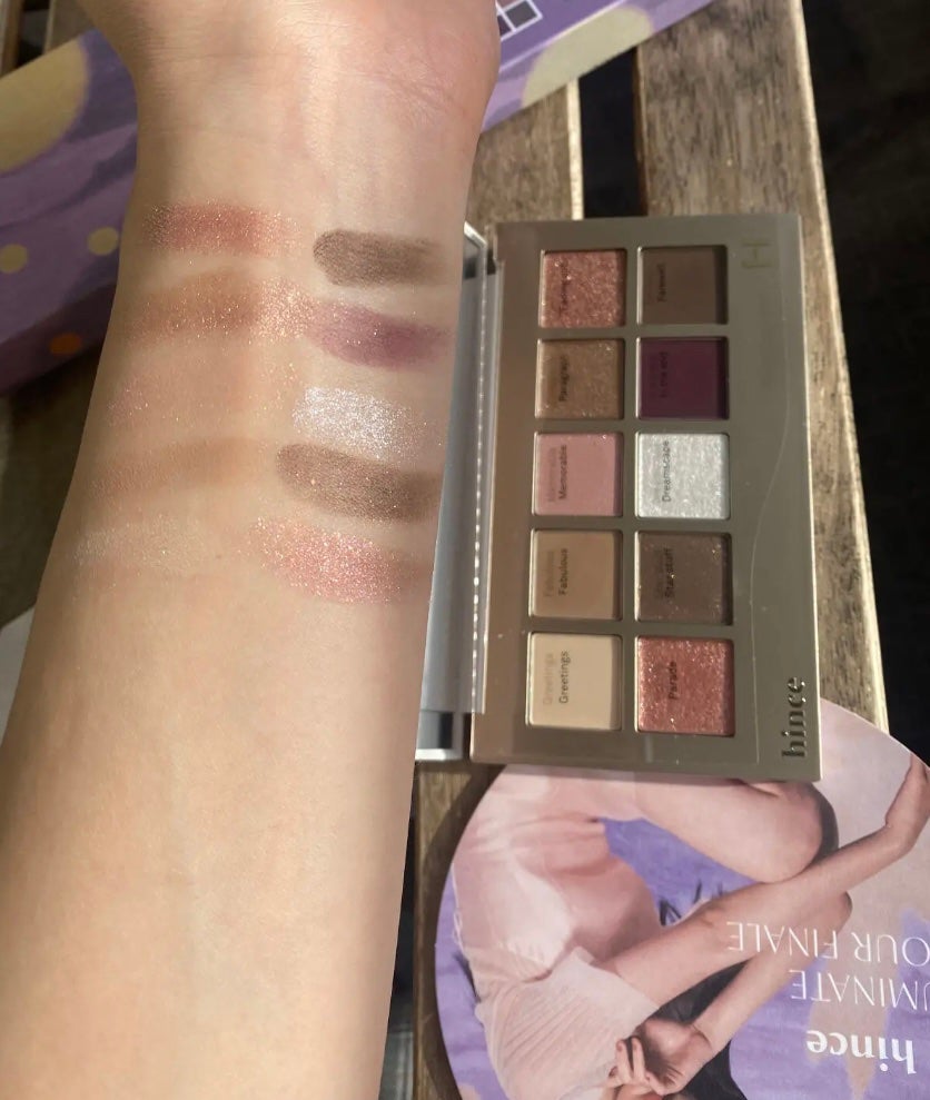 ニューデップスアイシャドウパレット/hince/アイシャドウパレットを使ったクチコミ(4枚目)