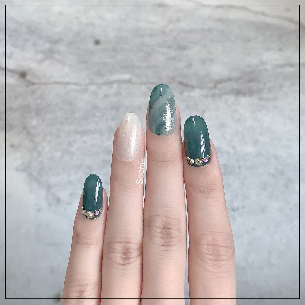 ムードペブルネイル/rom&nd/マニキュアを使ったクチコミ（3枚目）