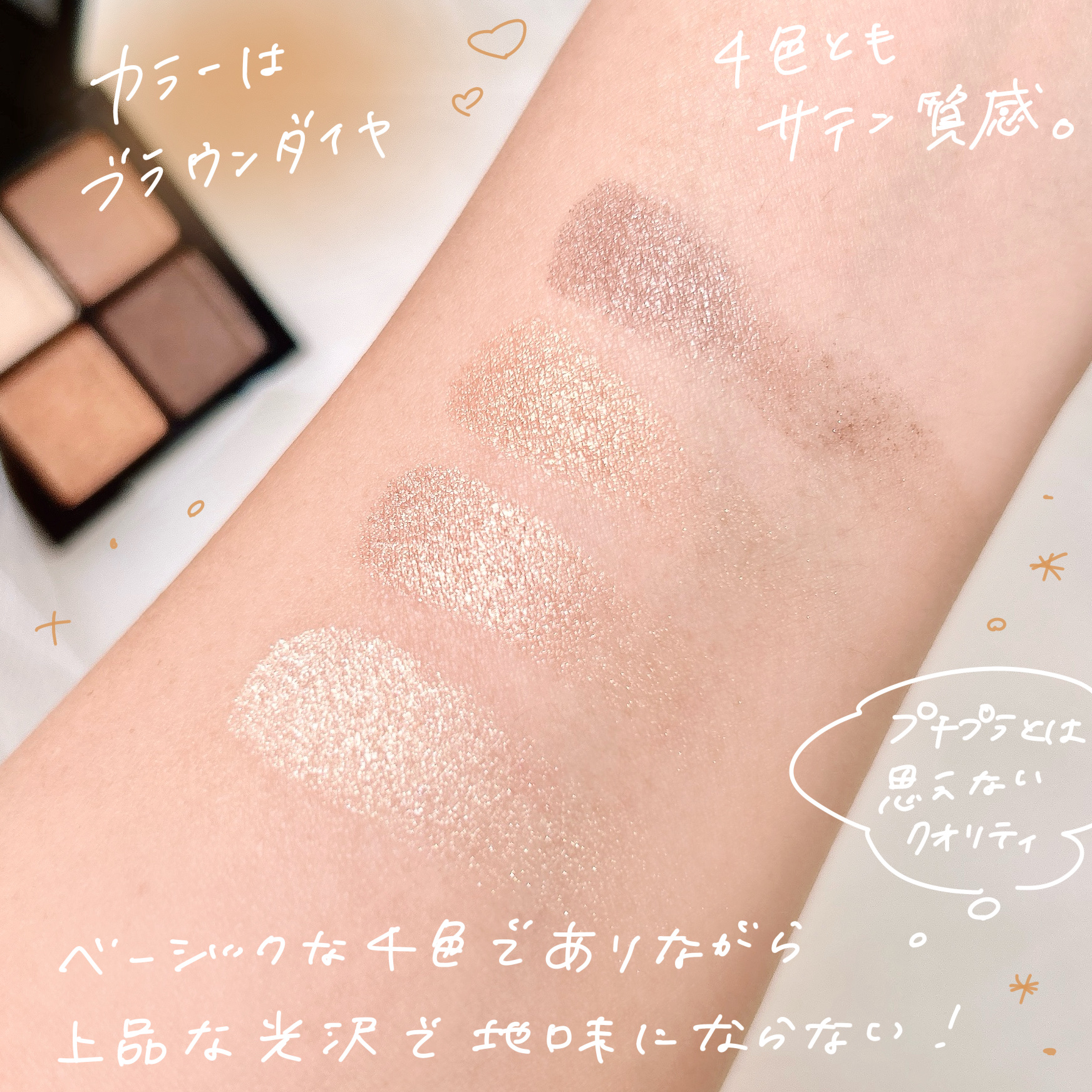 アイシャドウパレット/MIRIMU/アイシャドウパレットを使ったクチコミ（3枚目）