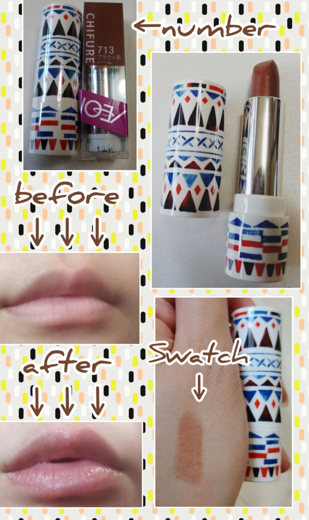 口紅(詰替用)/ちふれ/口紅を使ったクチコミ(1枚目)