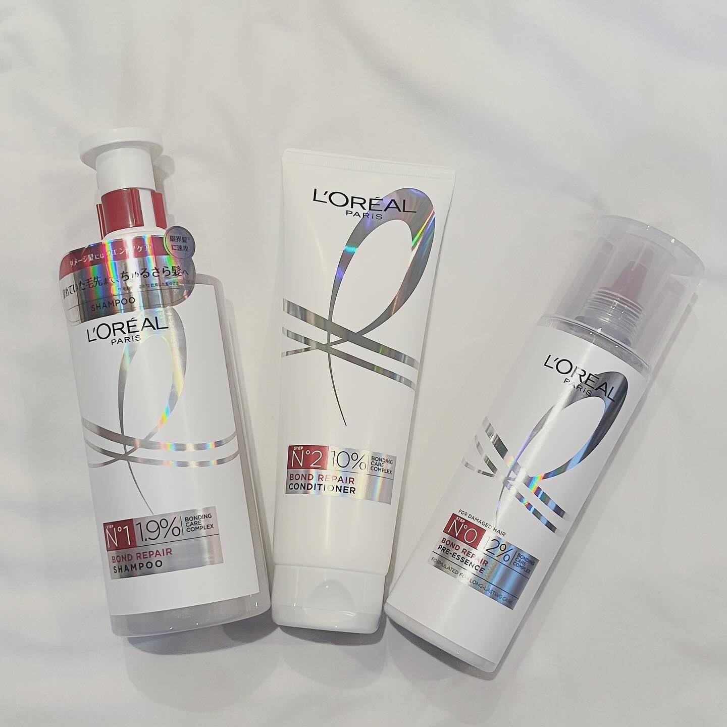 ロレアル パリ ボンド リペア シャンプー／コンディショナー/ロレアル パリ/市販シャンプーを使ったクチコミ（1枚目）