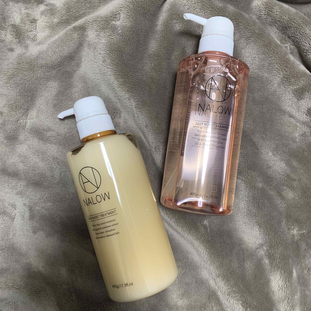ディープモイスト シャンプー／トリートメント/NALOW/市販シャンプーを使ったクチコミ（1枚目）