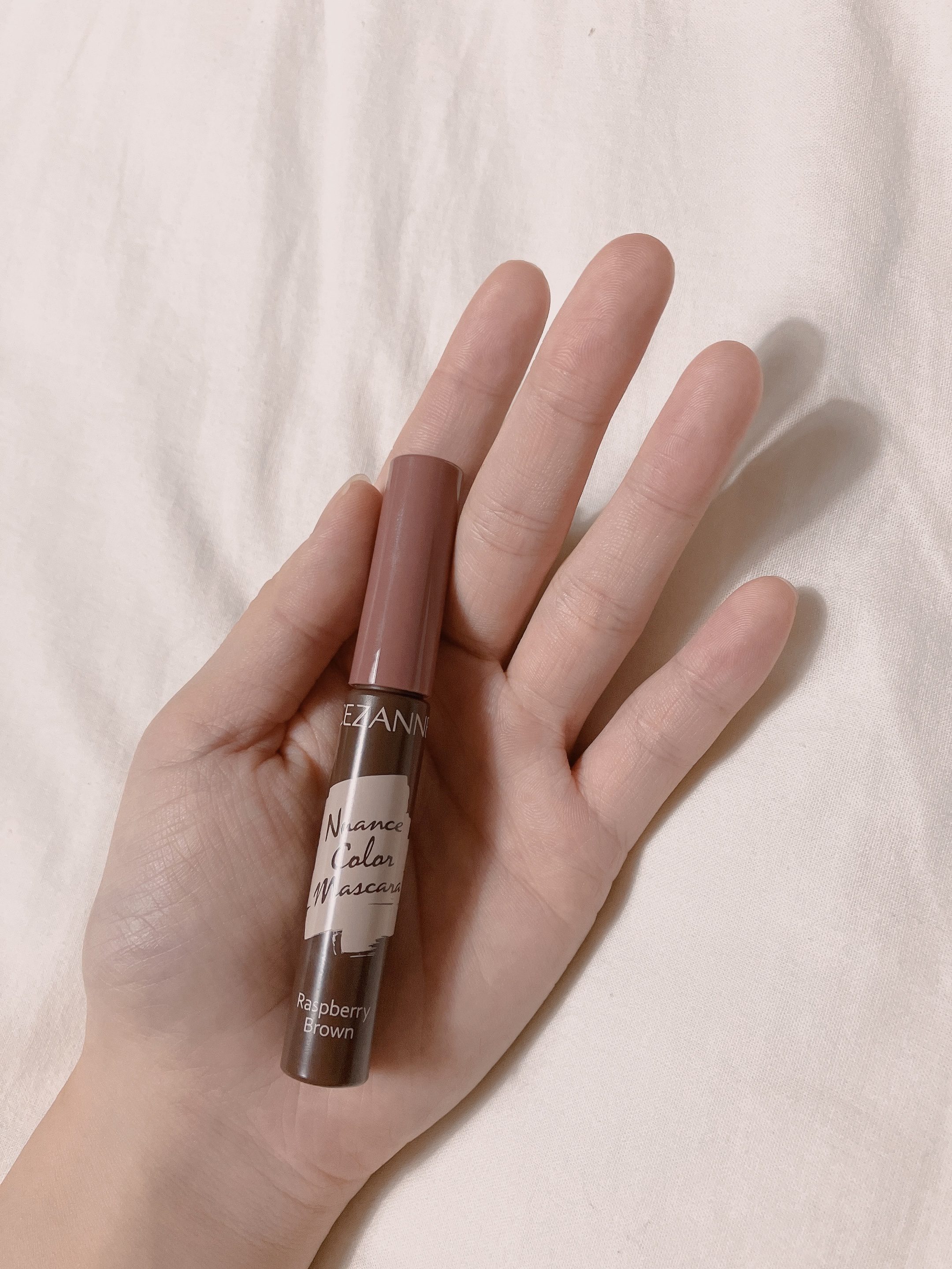 ニュアンスカラーマスカラ 01 ラズベリーブラウン/CEZANNE/マスカラを使ったクチコミ（3枚目）