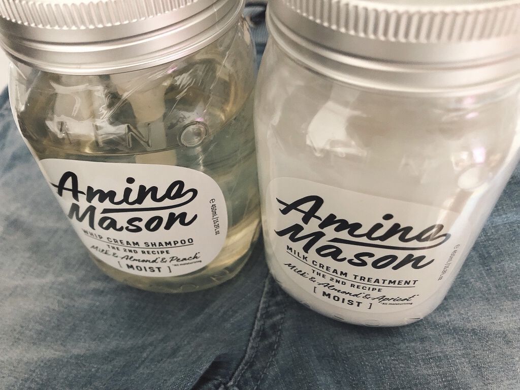 アミノメイソン ディープモイスト ホイップクリーム シャンプー/ミルククリーム ヘアトリートメント/アミノメイソン/市販シャンプーを使ったクチコミ（1枚目）