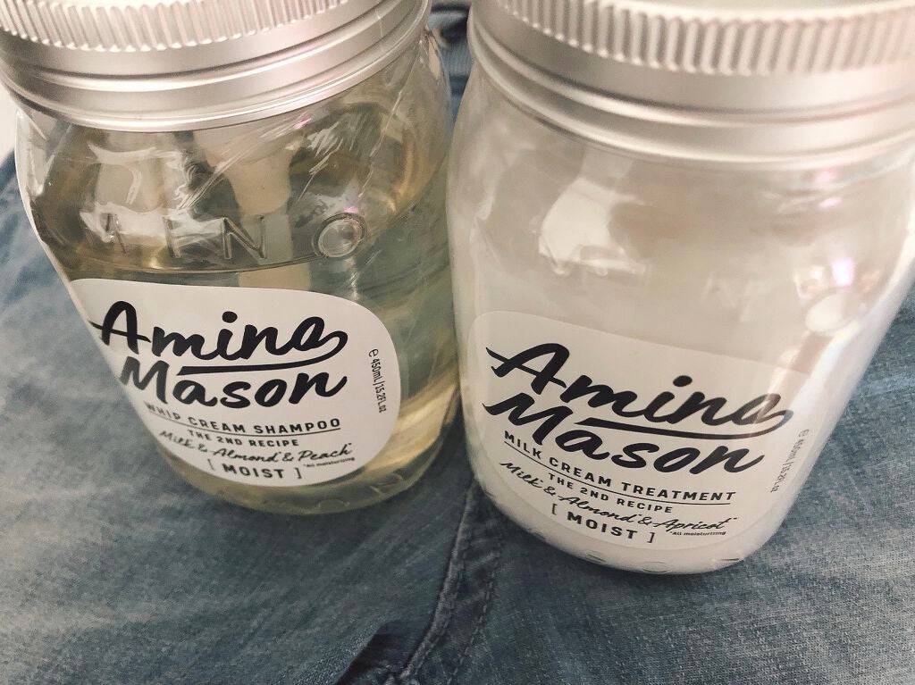 アミノメイソン ディープモイスト ホイップクリーム シャンプー/ミルククリーム ヘアトリートメント/アミノメイソン/市販シャンプーを使ったクチコミ(1枚目)