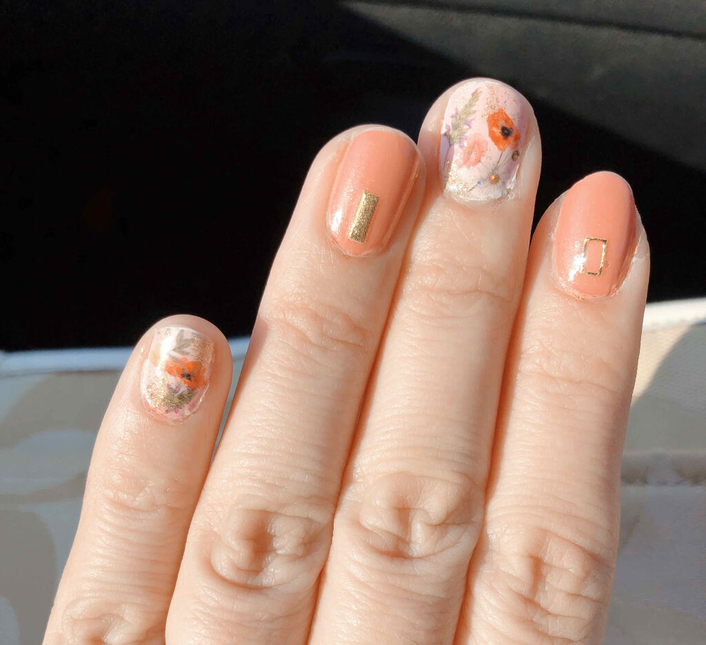 しずくネイルシール/キャンドゥ/ネイルシールを使ったクチコミ（1枚目）