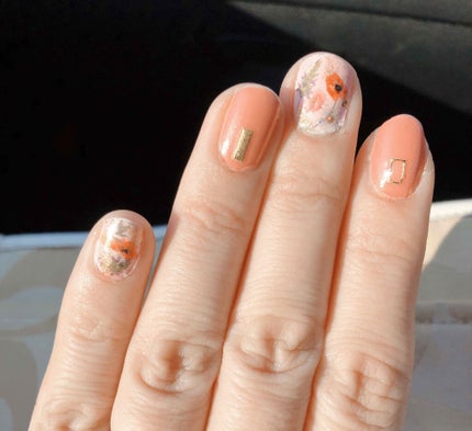 しずくネイルシール/キャンドゥ/ネイルシールを使ったクチコミ(1枚目)