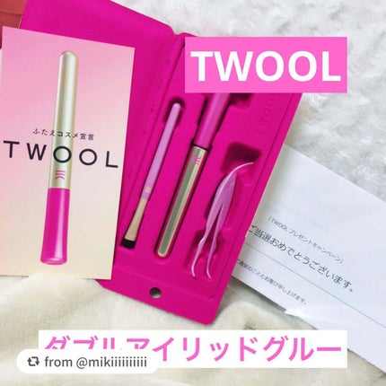 TWOOL ダブルアイリッドグルー/SHOBIDO/二重まぶた用アイテムを使ったクチコミ(1枚目)