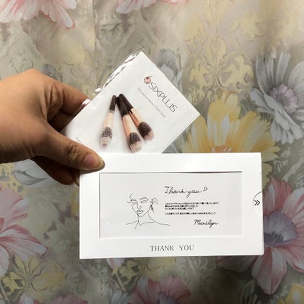 SIXPLUS X MARILYN 10本メイクアップブラシセット/SIXPLUS/メイクブラシを使ったクチコミ(4枚目)