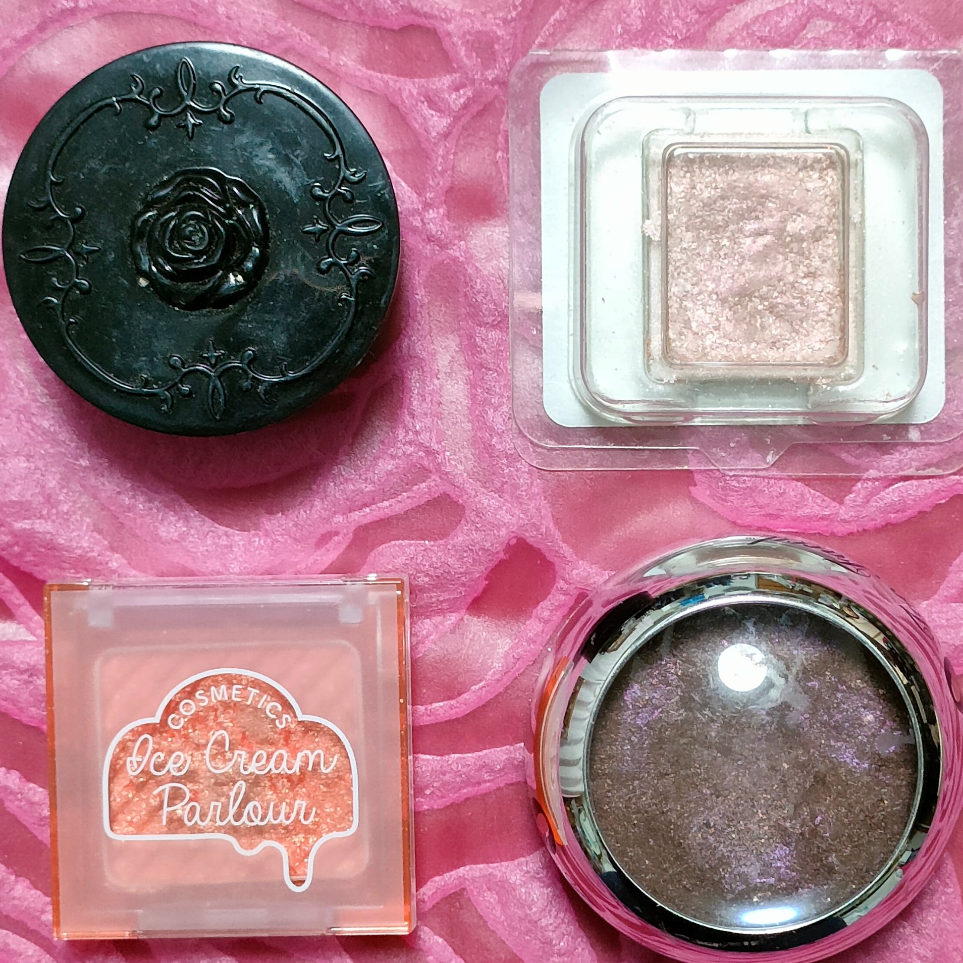 アイシャドウ オレンジパーティ/アイスクリームパーラー コスメティクス/単色アイシャドウを使ったクチコミ（2枚目）