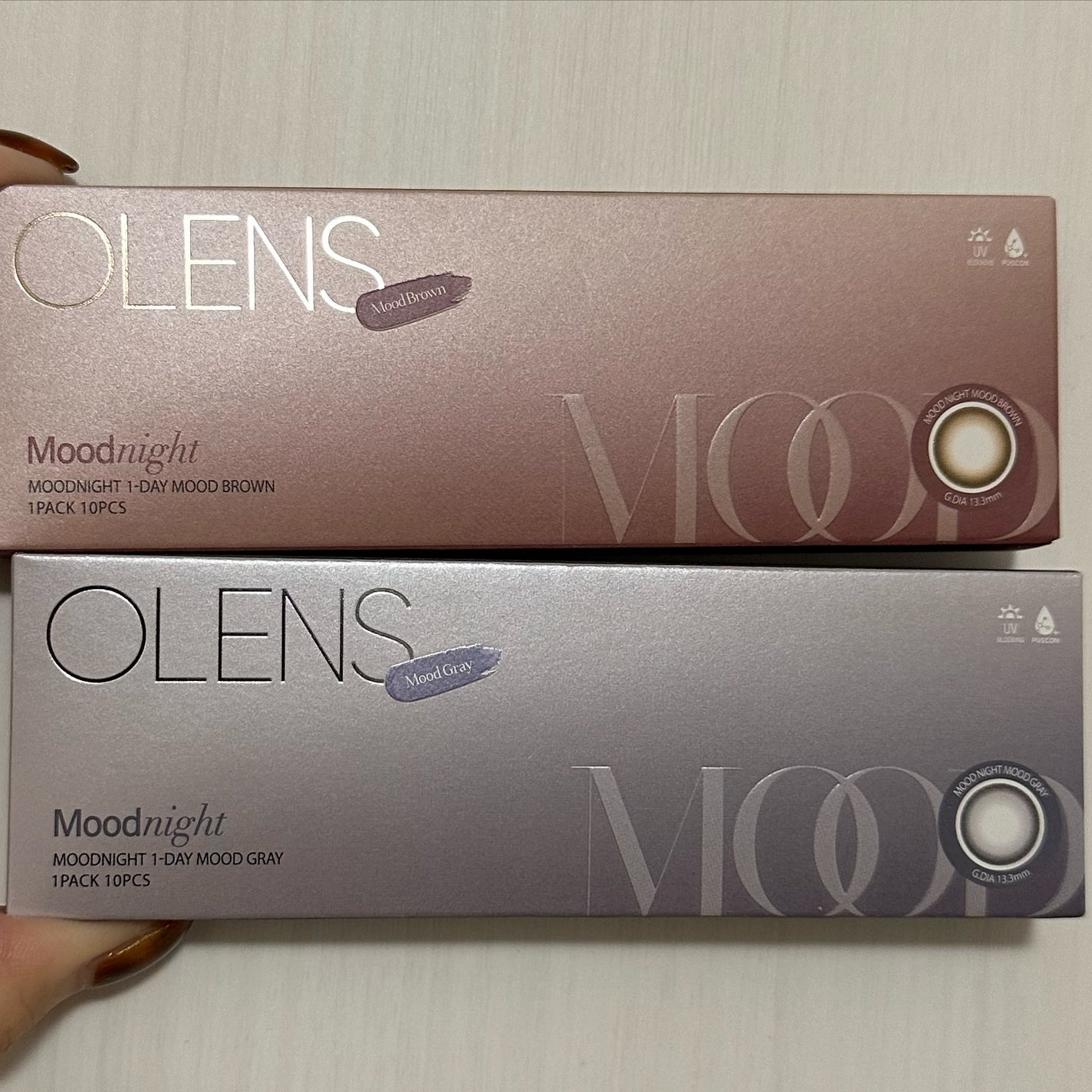 Moodnight 1day/OLENS/カラーコンタクトレンズを使ったクチコミ(2枚目)