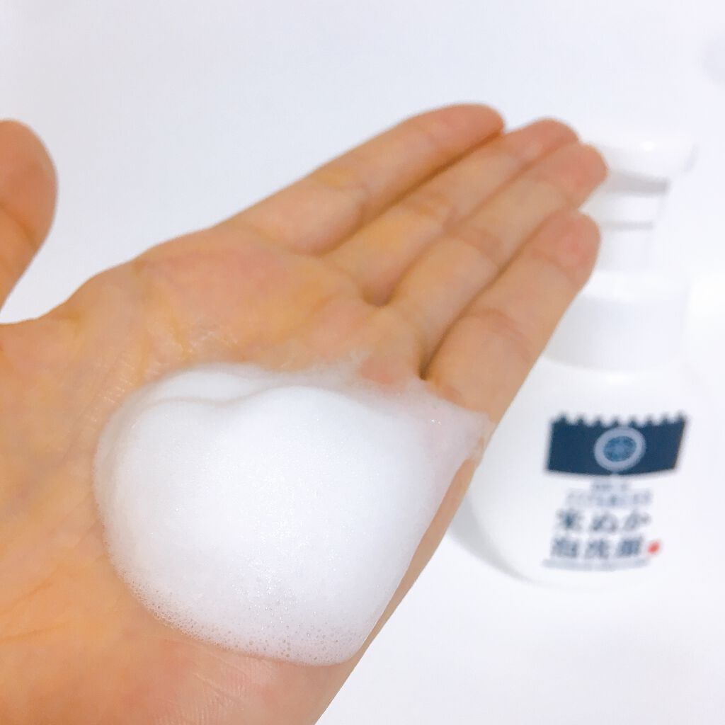 江戸こすめ メイクも落とせる米ぬか泡洗顔/ロゼット/泡洗顔を使ったクチコミ（2枚目）