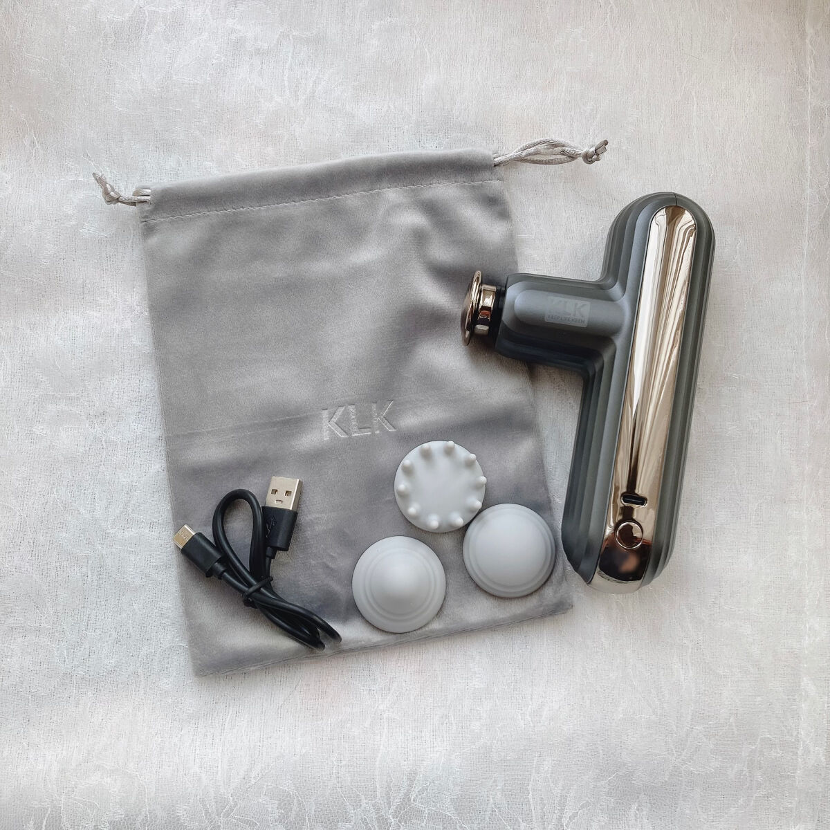 筋膜リリースガン/KLK/マッサージガンを使ったクチコミ（3枚目）