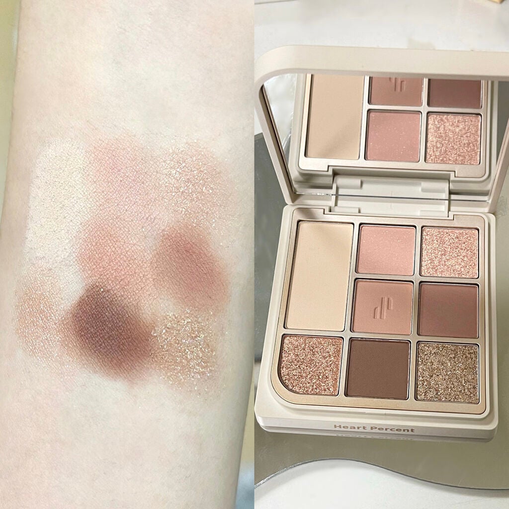 ドットオンムードアイパレット/Heart Percent/アイシャドウパレットを使ったクチコミ(2枚目)