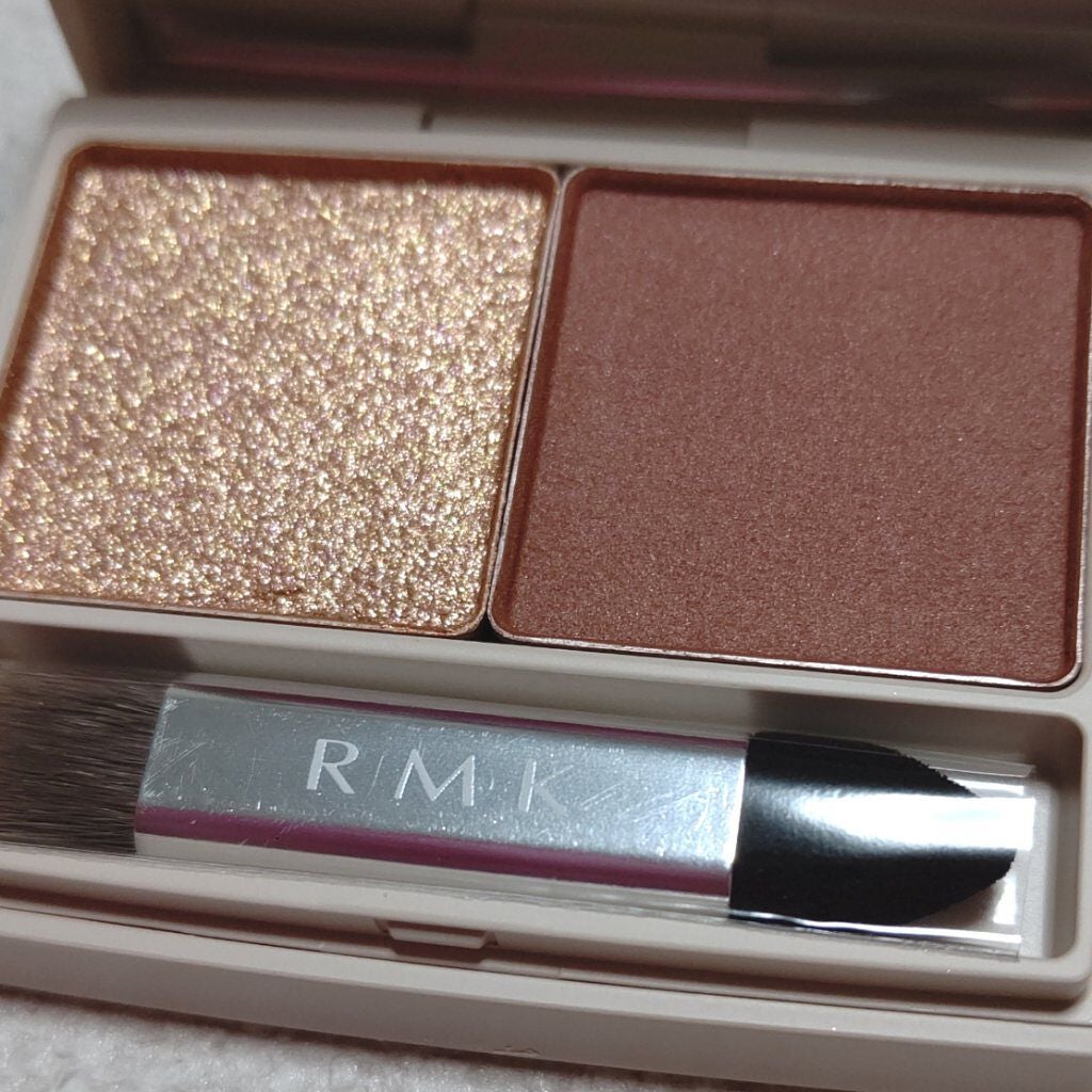 スプリングブレイズ デュオアイシャドウ/RMK/アイシャドウパレットを使ったクチコミ(2枚目)
