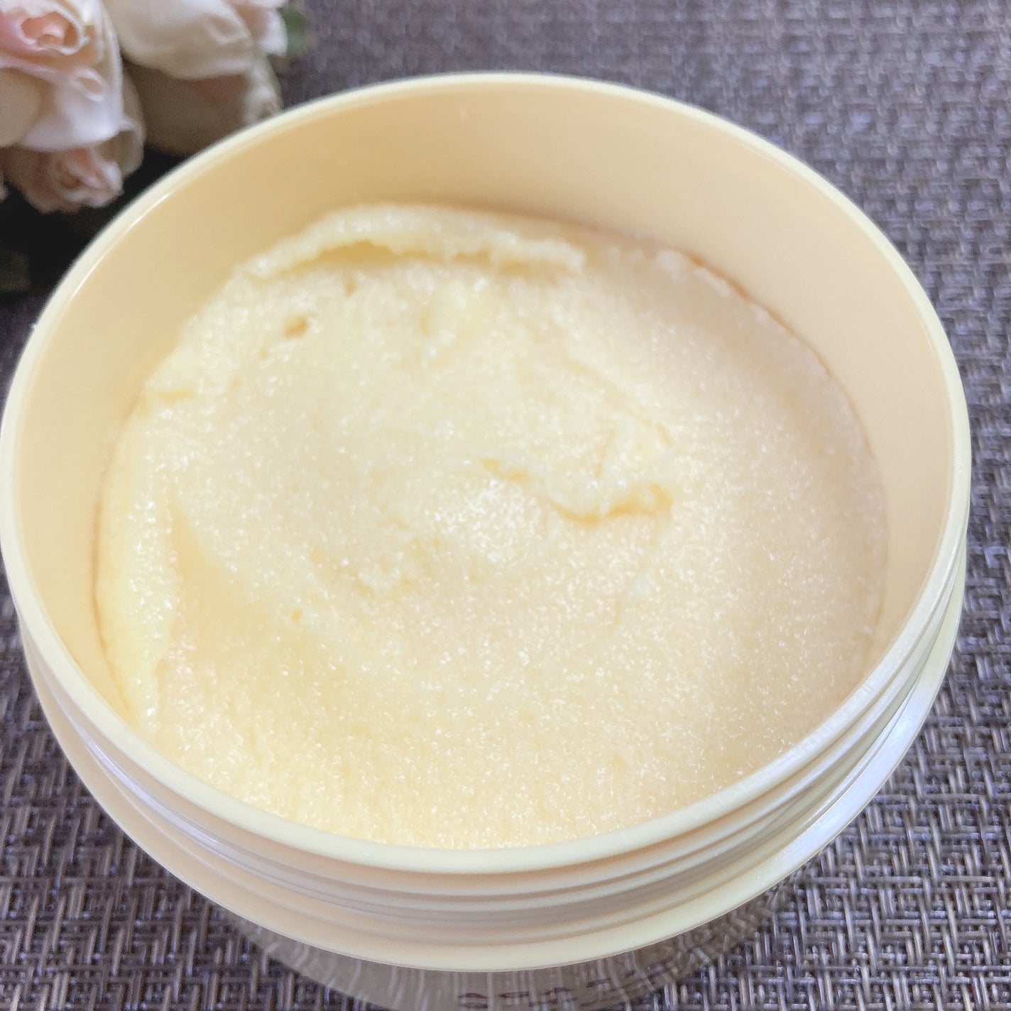 Q+Me スウィートボムタラソスクラブレモンティーの香り/AGARISM/バスト・ヒップケアを使ったクチコミ(4枚目)