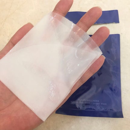 クリアウェルネス ナチュラル ドリップ マスク/雪肌精/シートマスク・パックを使ったクチコミ(2枚目)