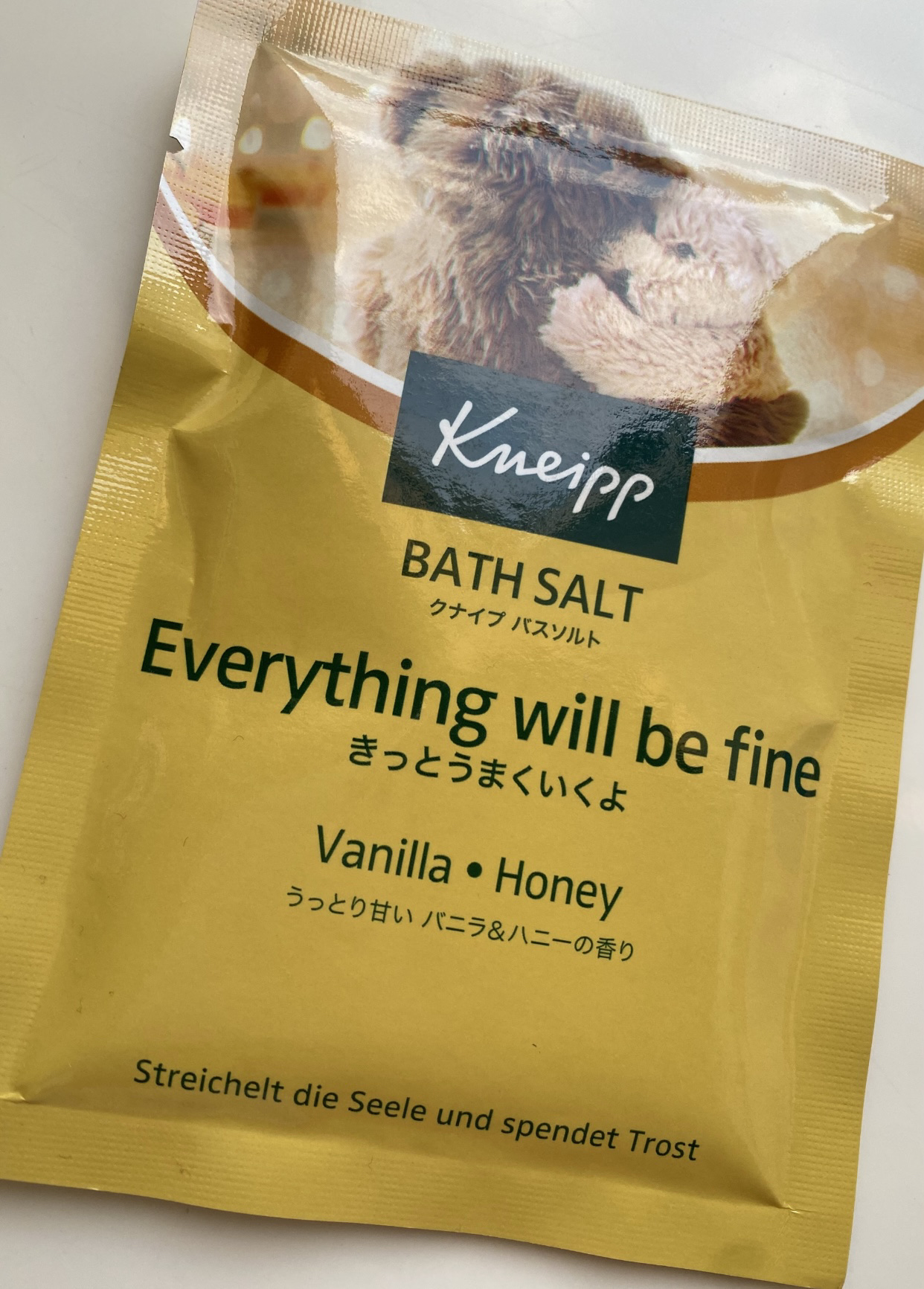 クナイプ バスソルト ユズ＆ジンジャーの香り/クナイプ/無機塩系入浴剤を使ったクチコミ（3枚目）