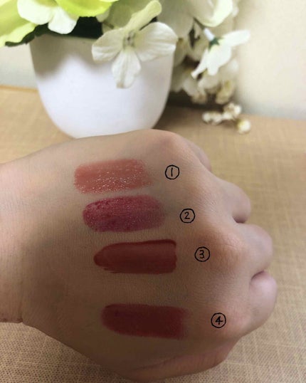 ジューシーラスティングティント/rom&nd/リップティントを使ったクチコミ(2枚目)