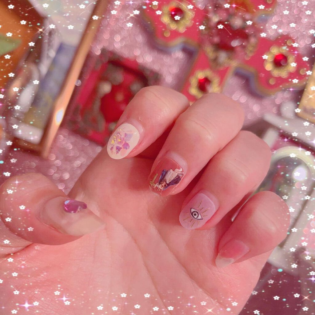 ネイルシール/DAISO/ネイルシールを使ったクチコミ（1枚目）