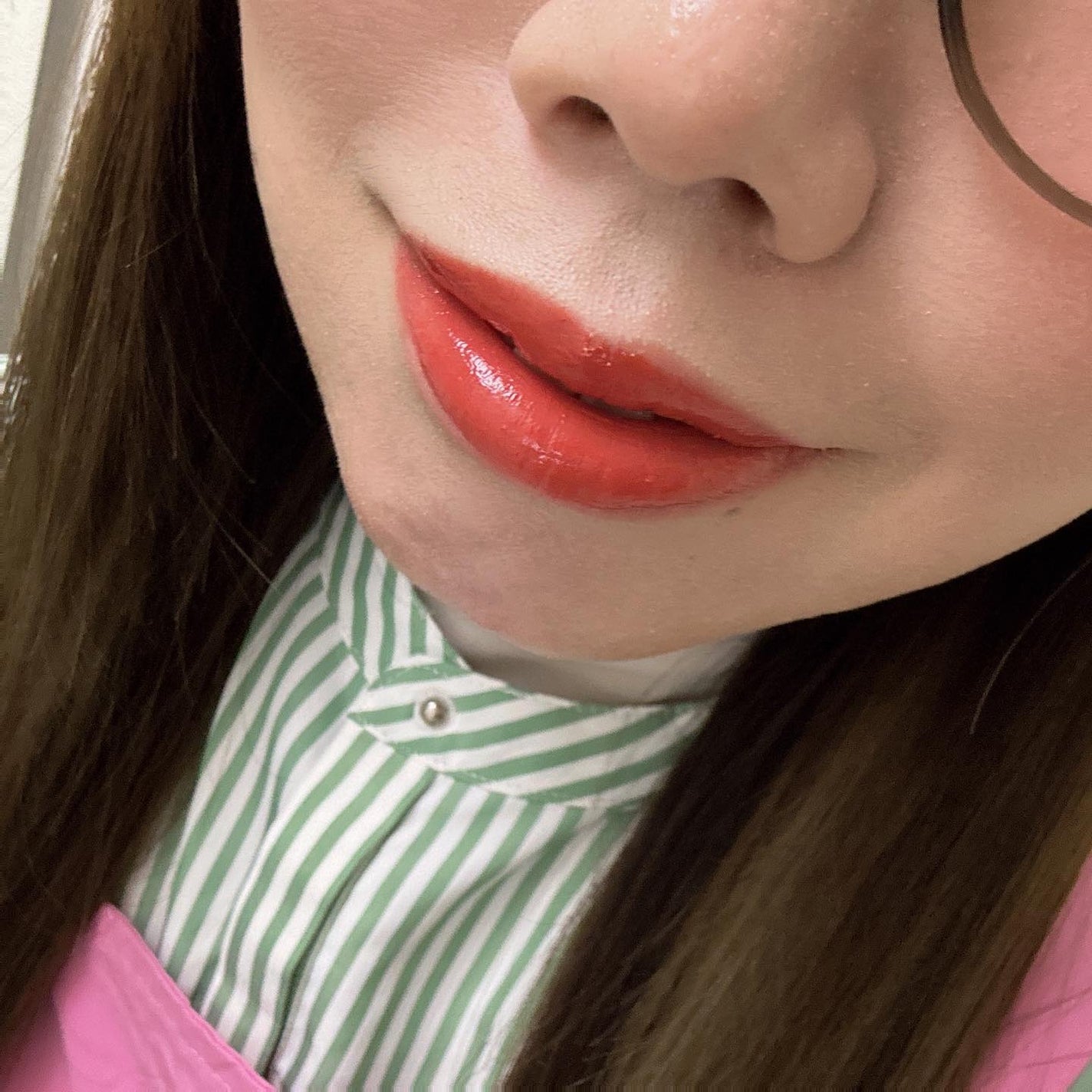 ゲットイットティントグレーズバーム/TONYMOLY/リップティントを使ったクチコミ(4枚目)