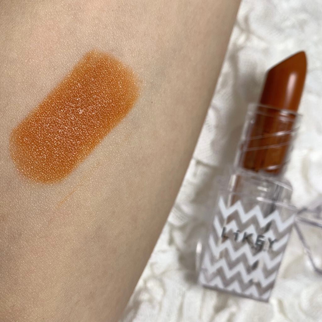 スムースフィットリップスティック/LiKEY BEAUTY/口紅を使ったクチコミ(4枚目)