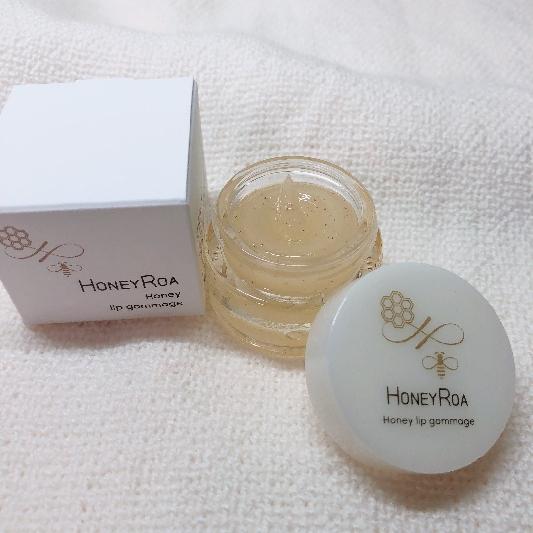 ハニーリップゴマージュ/ROAlív/リップスクラブを使ったクチコミ（1枚目）