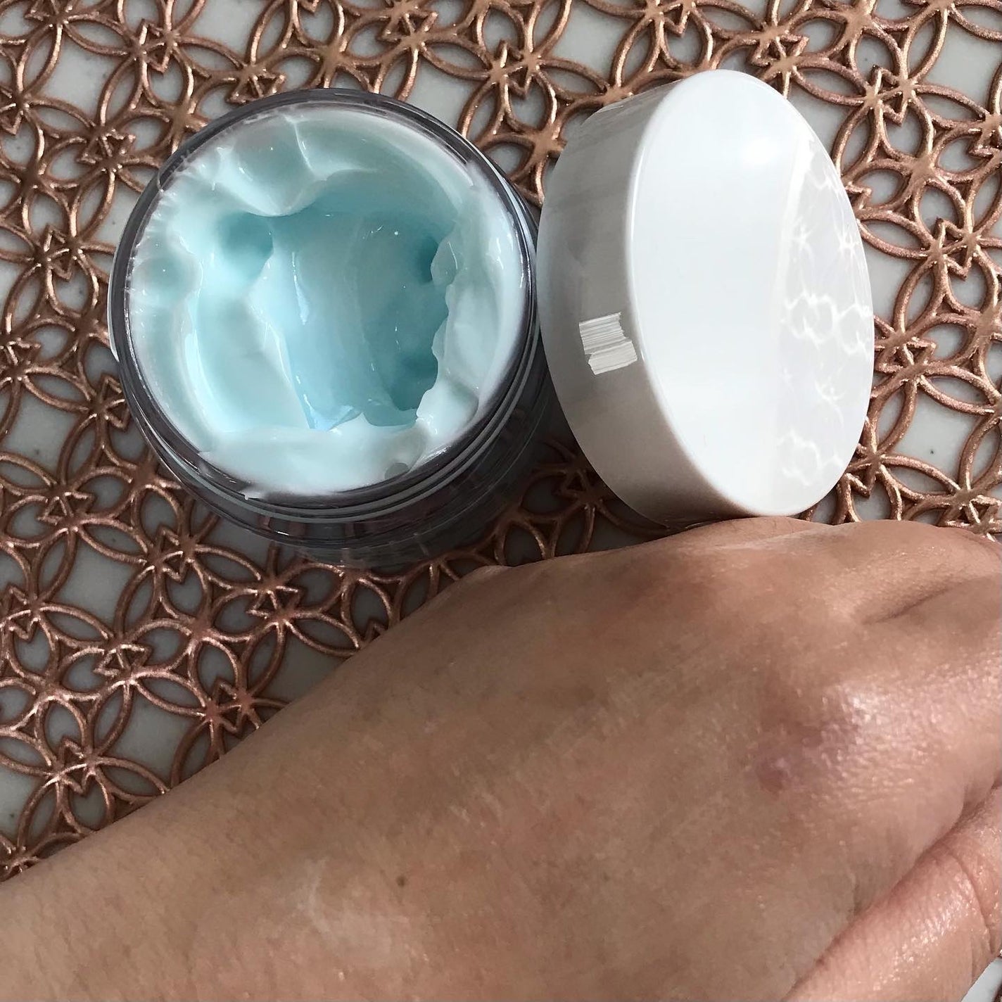 ティーツリーキシリトールウォータージェットクリーム/Vertty/フェイスクリームを使ったクチコミ(3枚目)