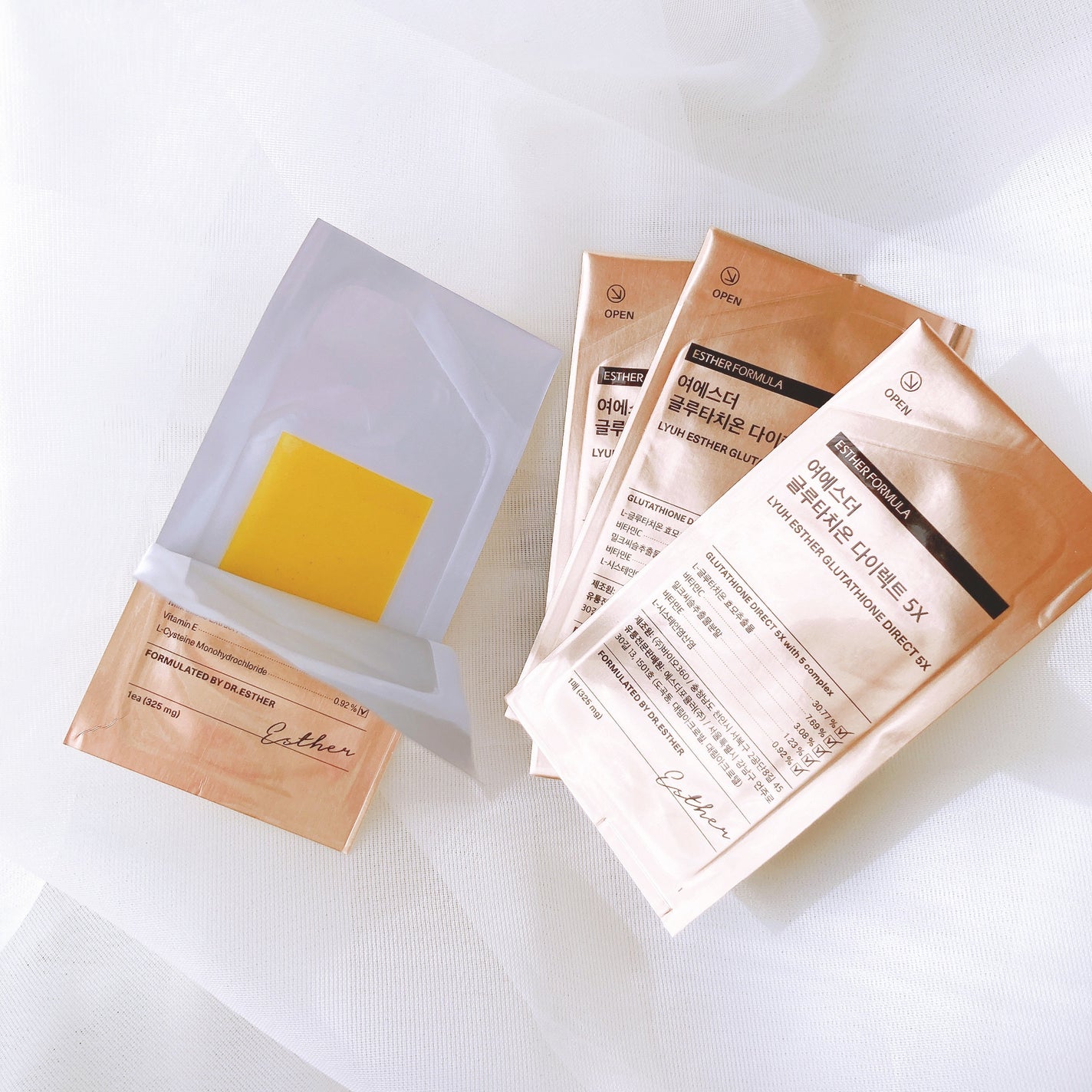 ヨエスターグルタチオンダイレクト5X/ESTHER FORMULA/美容サプリメントを使ったクチコミ(2枚目)