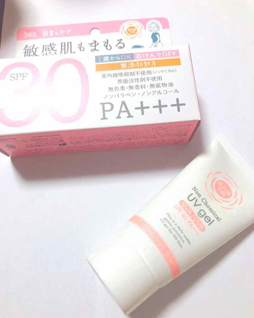 ノンケミカルUVジェルN/紫外線予報/日焼け止め・UVケアを使ったクチコミ(1枚目)