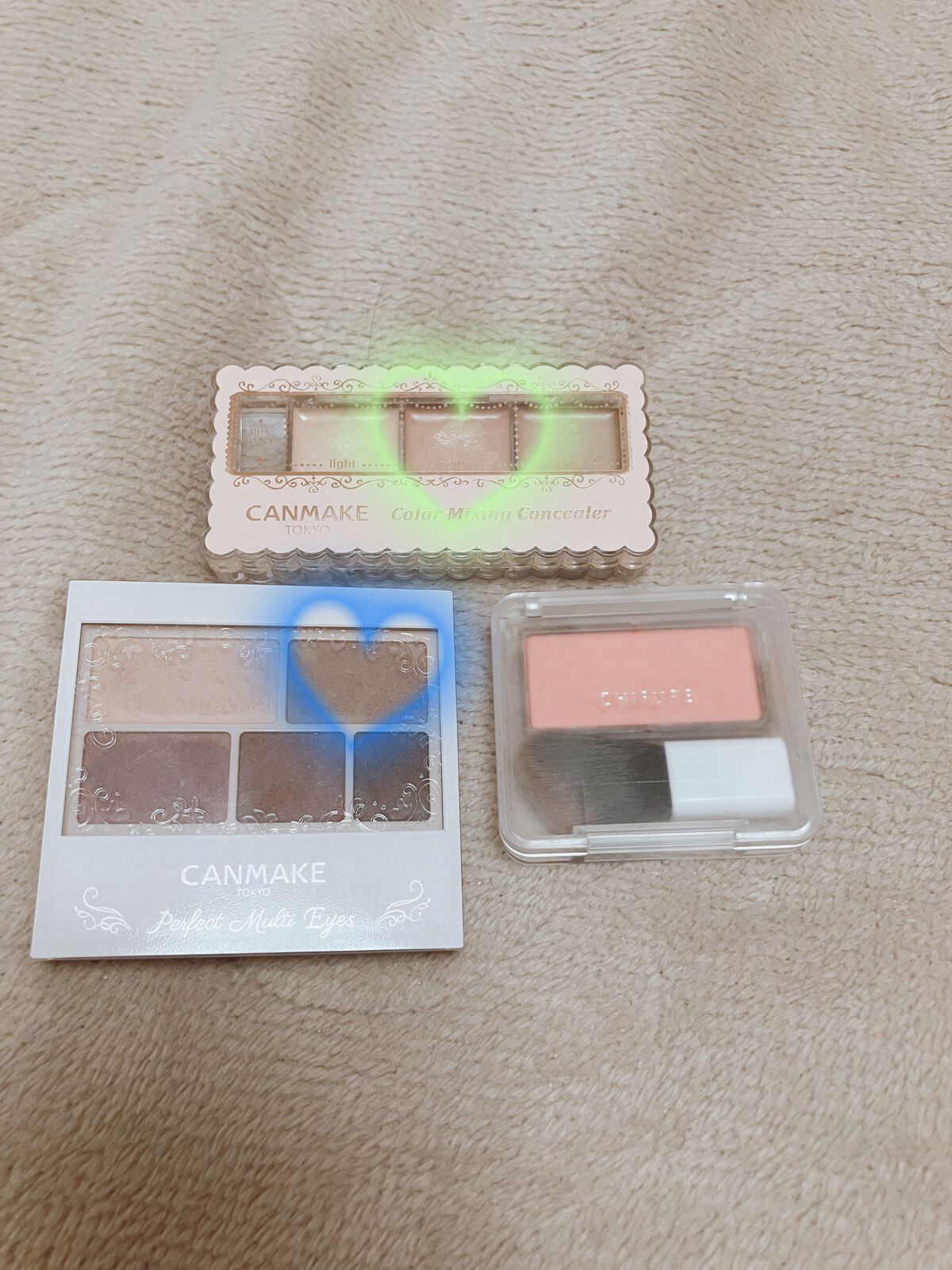 カラーミキシングコンシーラー/キャンメイク/パレットコンシーラーを使ったクチコミ（2枚目）