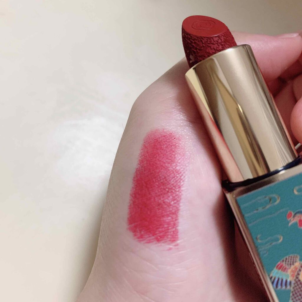 頤和園 コラボ 彫刻口紅/CATKIN/口紅を使ったクチコミ(3枚目)