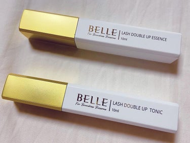 Belle LASH DOUBLE UP TONIC & ESSENCEのクチコミ「❤️傷んだまつ毛にたっぷりの栄養を与えるラッシュケアアイテム❤️
.
.
belle
lash.....」（3枚目）