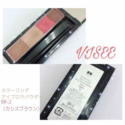 リシェ カラーリング アイブロウパウダー/Visée/パウダーアイブロウを使ったクチコミ(1枚目)