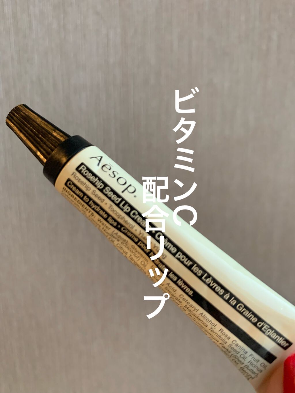 リップクリーム 40/Aesop/リップケアを使ったクチコミ（1枚目）