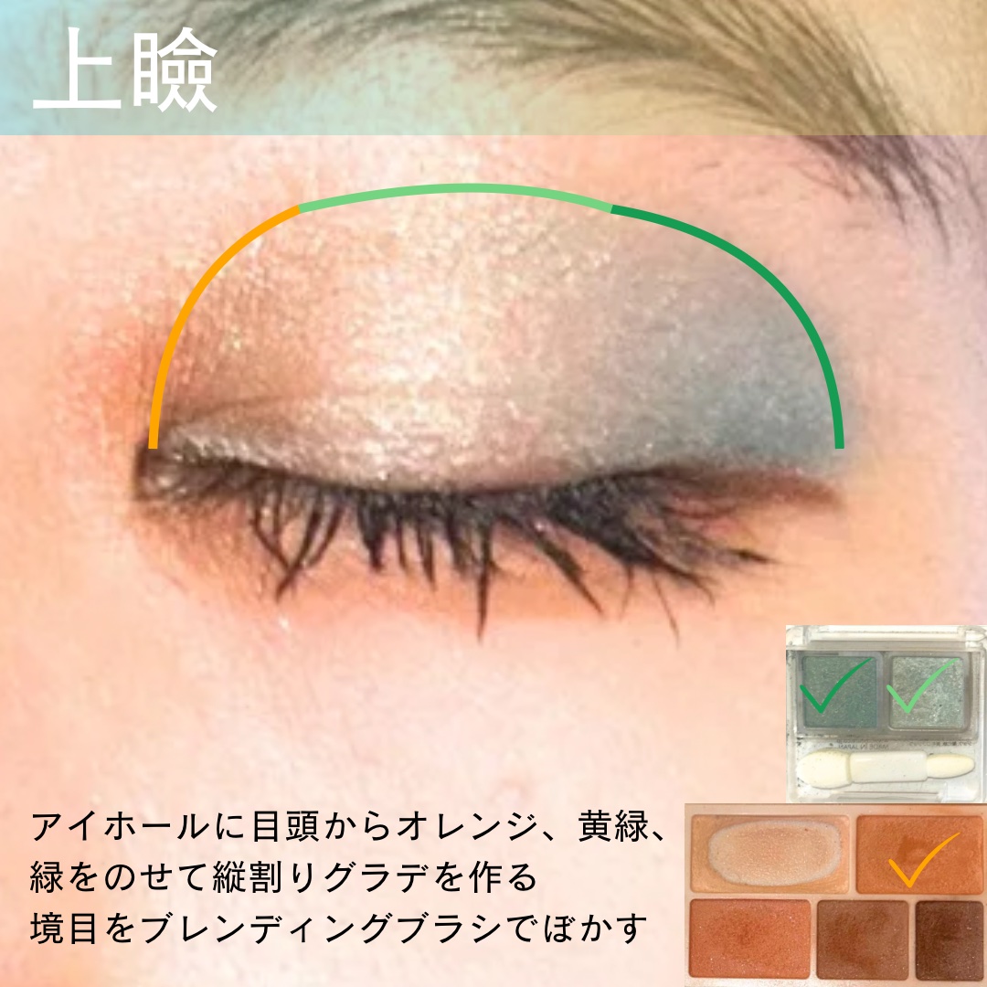 パーフェクトマルチアイズ/キャンメイク/アイシャドウパレットを使ったクチコミ（3枚目）