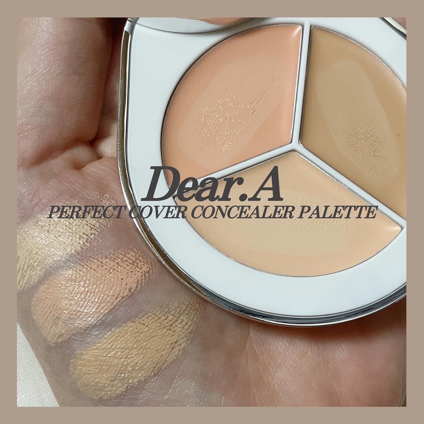 パーフェクトカバー コンシーラーパレット/Dear.A/パレットコンシーラーを使ったクチコミ(1枚目)