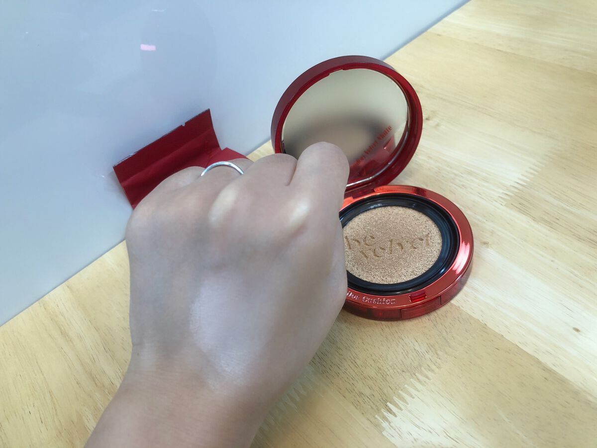 プロテーラービーベルベットカバークッション/espoir/クッションファンデーションを使ったクチコミ(4枚目)