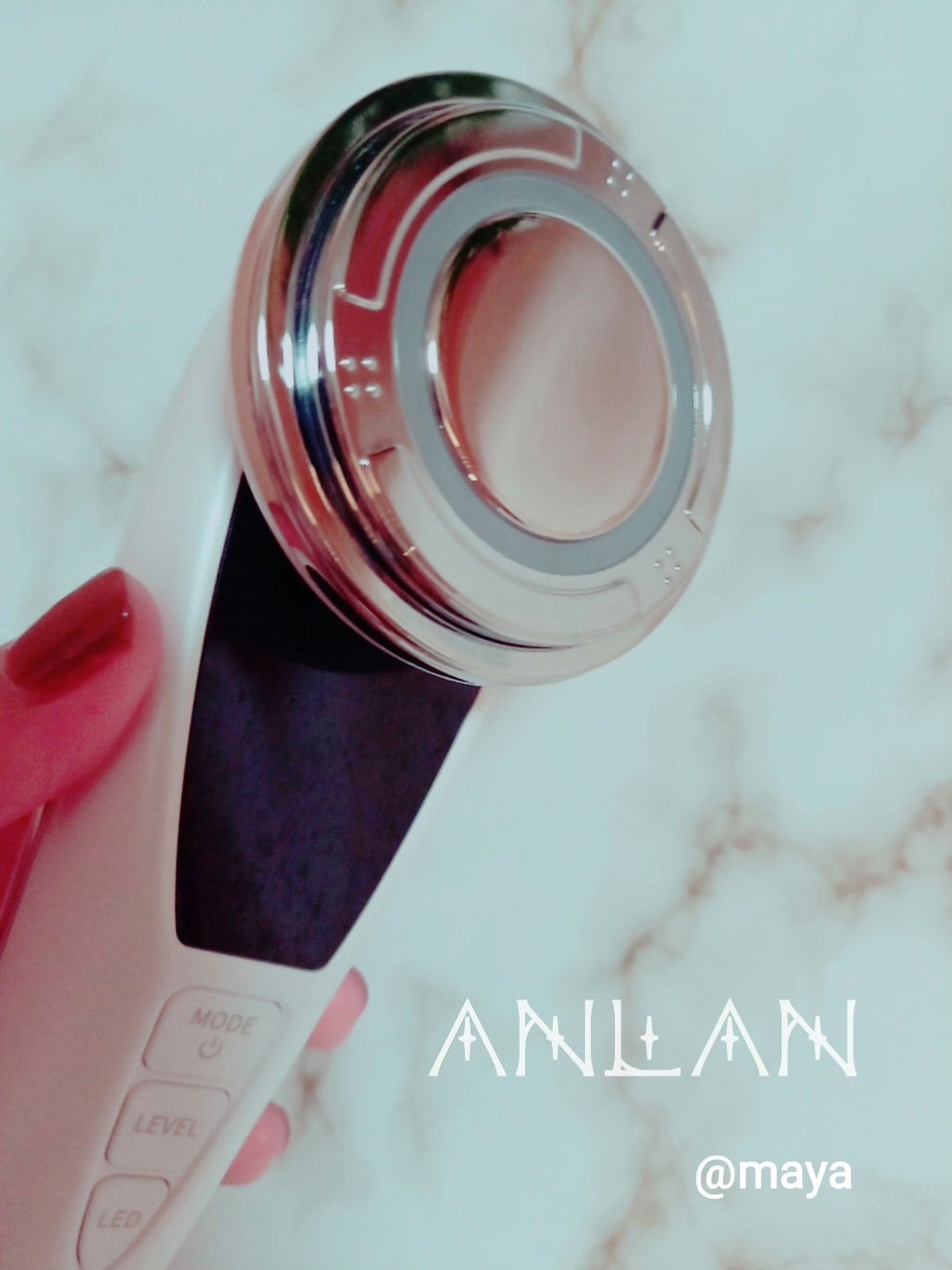 多機能温冷美顔器/ANLAN/美顔器・マッサージを使ったクチコミ(1枚目)