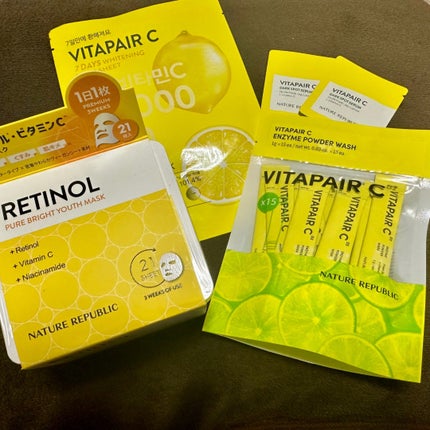 ビタペアC 7DAYS ホワイトニングマスクシート/ネイチャーリパブリック/シートマスク・パックを使ったクチコミ(2枚目)