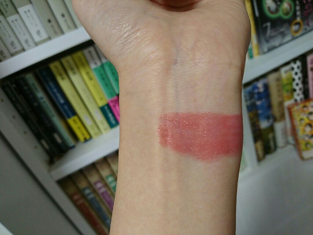 ピュア カラー クリスタル シアー リップスティック 29 デミュア ローズ シマー/ESTEE LAUDER/口紅を使ったクチコミ（3枚目）