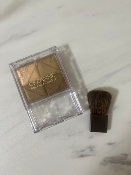 ミックスカラーチーク/CEZANNE/パウダーチークを使ったクチコミ(4枚目)