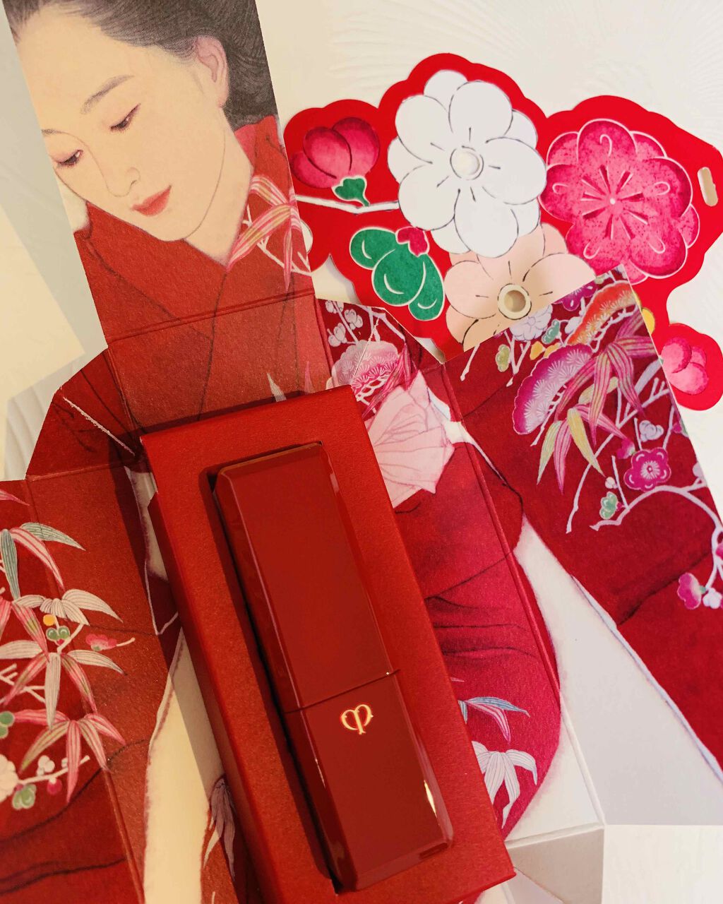 ルージュアレーブル カシミア 512/クレ・ド・ポー ボーテ/口紅を使ったクチコミ（2枚目）