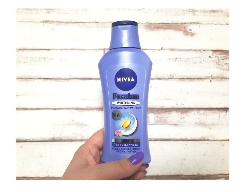 プレミアムボディミルク ホワイトニング【医薬部外品】		/ニベア/ボディミルクを使ったクチコミ（1枚目）