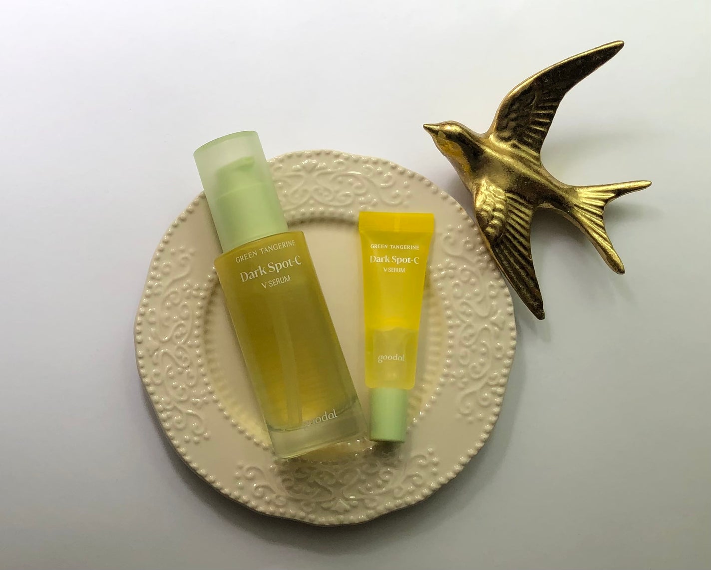 グリーンタンジェリン ビタC ダークスポットケアセラム/goodal/美容液を使ったクチコミ(2枚目)