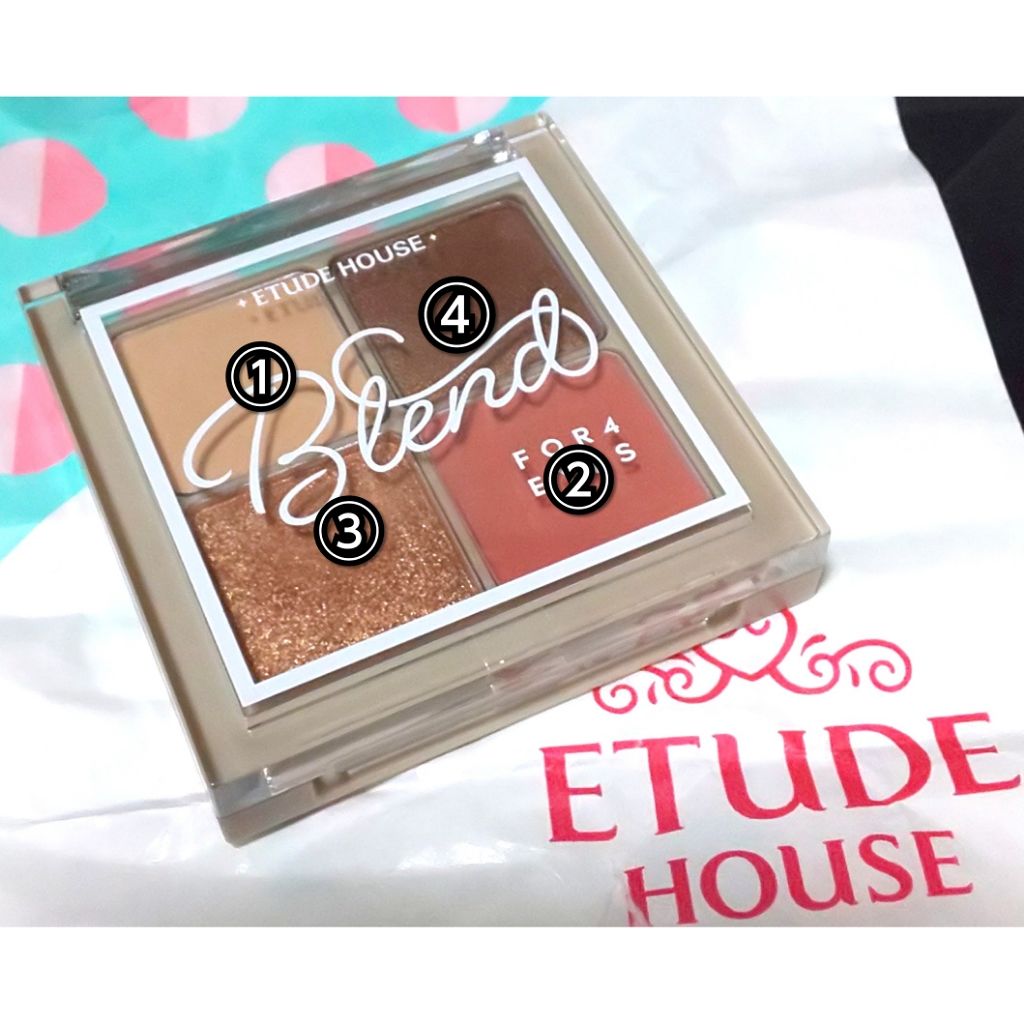 ブレンド フォー アイズ/ETUDE/アイシャドウパレットを使ったクチコミ(3枚目)